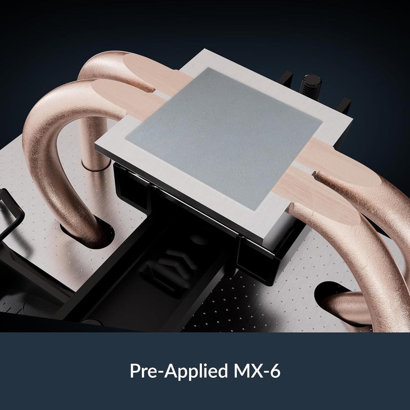 Arctic Freezer 8A - Compact CPU Cooler for AMD AM5/AM4, Offset Mounting, 100 mm PWM Fan,Pre-Applied MX-6 Thermal Compound, Fluid Dynamic Bearing - Image 3